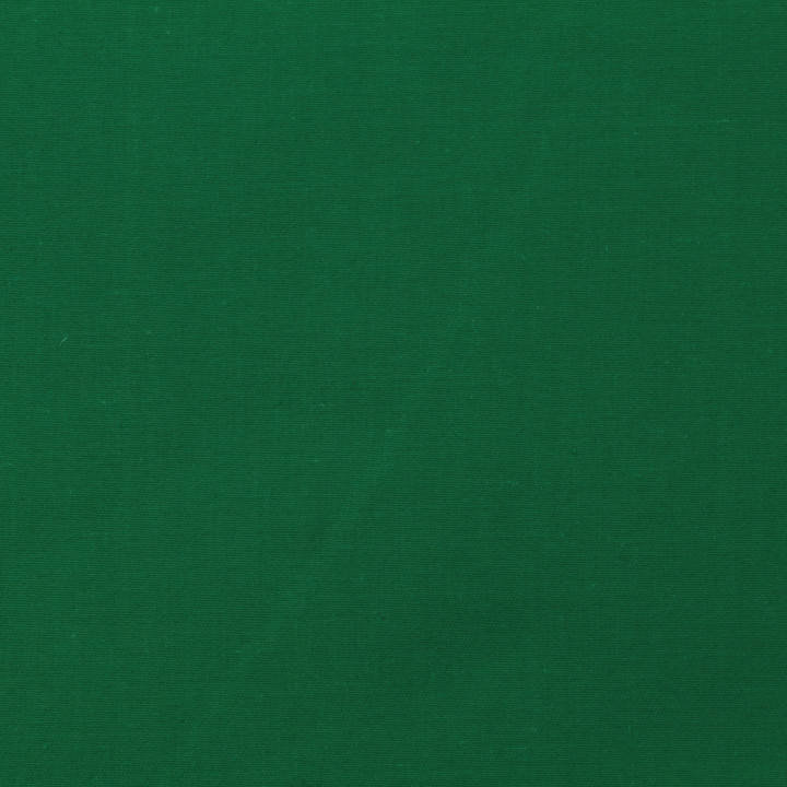 Tissu coton uni de couleur vert