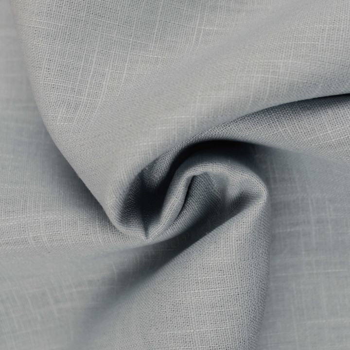 Tissu Lin uni de couleur vert olive