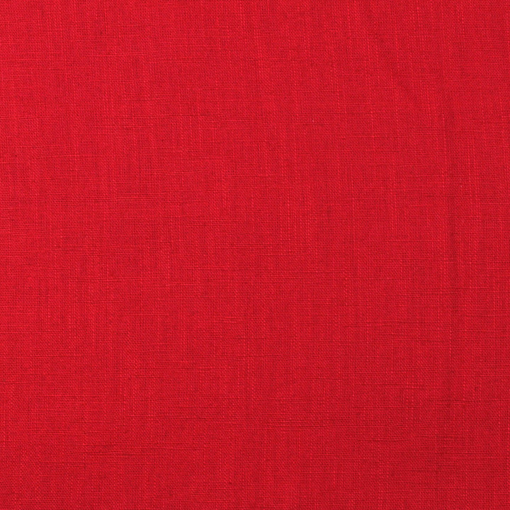 Tissu Lin Uni de Couleur Rouge - Haute Qualité – Naturel, Élégant et Respirant