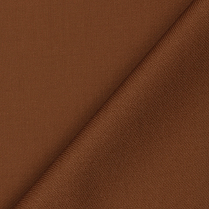 Tissu costume marron claire uni