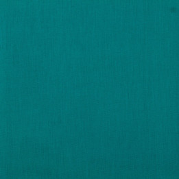Tissu popeline de coton uni de couleur bleu canard