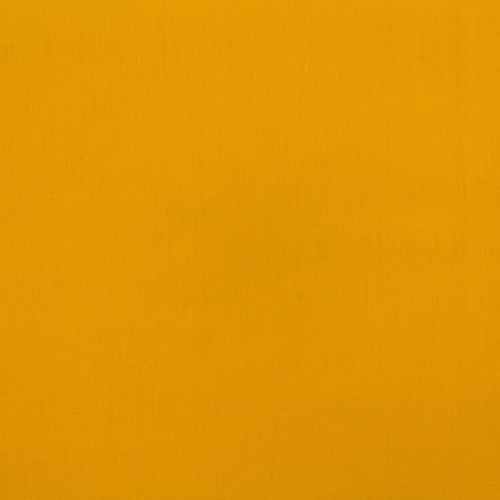 Tissu Popeline De Coton Uni Jaune Canari - Haute Qualité