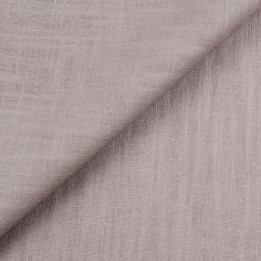 Tissu lin uni de couleur gris