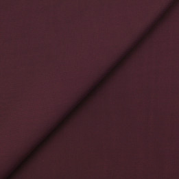 Tissu mousseline uni de polyester prune | Moline