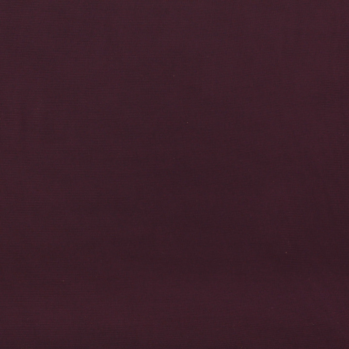Tissu mousseline uni de polyester prune