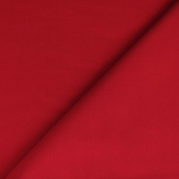 Tissus crêpe uni de couleur rouge – coupon de 3 m | Moline