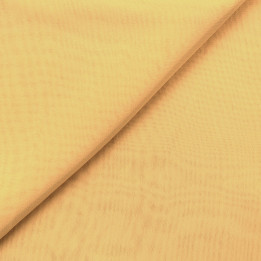 Tissu mousseline uni de couleur beige claire | Moline