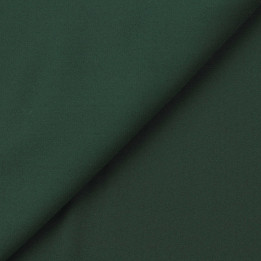 Tissus crêpe de polyester uni vert sapin – coupon de 3 m | Moline