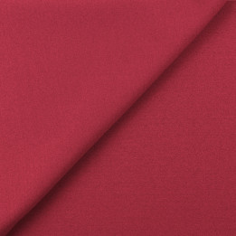 Tissus crêpe de polyester uni bordeaux – coupon de 3 m | Moline