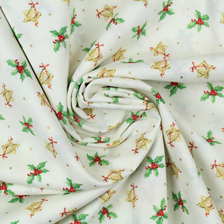 Tissu vichy à petits carreaux rouge et blanc