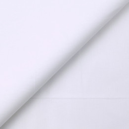 Tissu en coton blanc uni – coupon de 3 m | Moline
