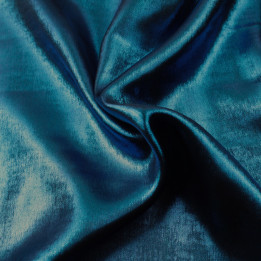 Tissu lamé bleu foncé