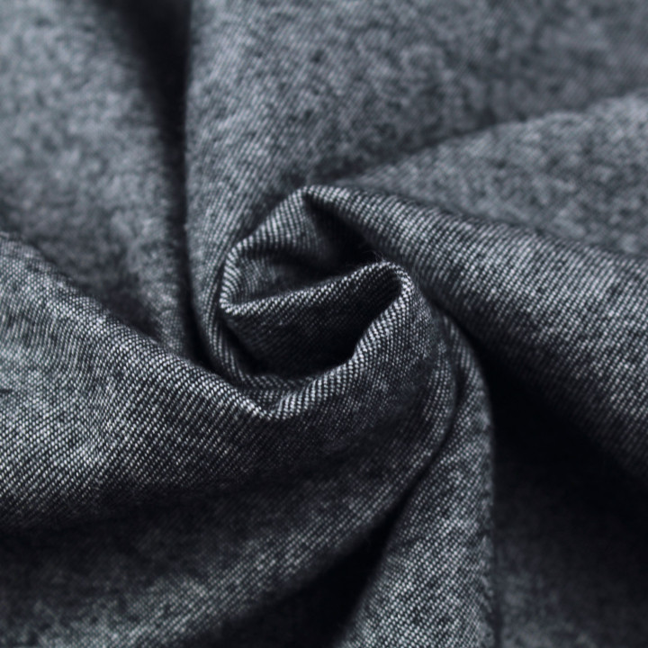 Tissu Coton pour Chemise – Gris Anthracite – Élégance & Confort
