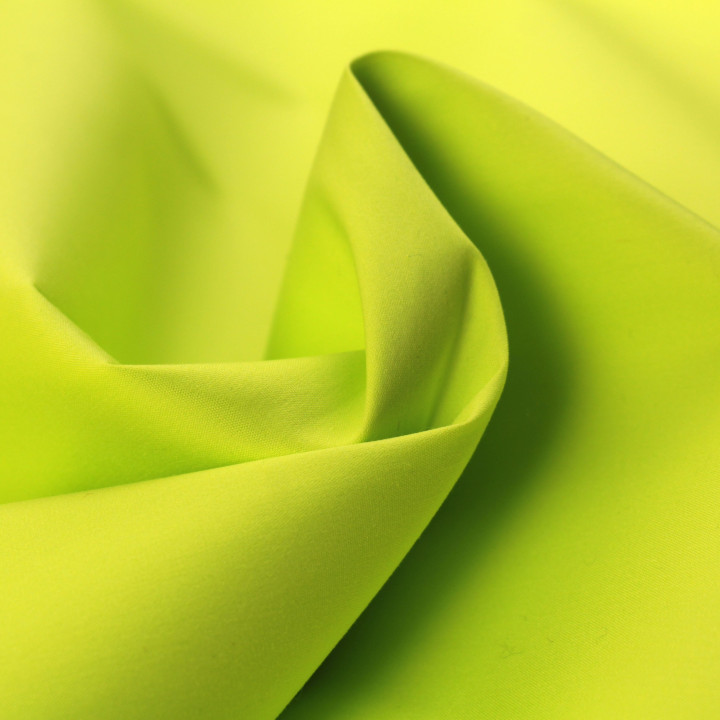 Tissu Coton pour Chemise – Tissé Vert Fluo Uni – Audace & Confort