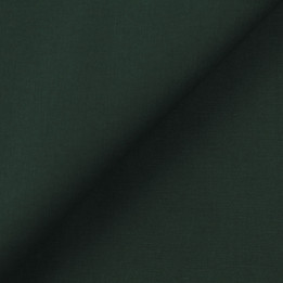 Tissu Coton Chemise Vert Sapin Uni – coupon de 3 m | Moline