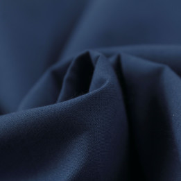 Tissu Coton Lainage Bleu Uni – Haute Qualité, Doux et Soyeux – Idéal pour Chemise