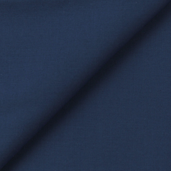 Tissu Coton Lainage Bleu Uni – Haute Qualité, Doux et Soyeux – Idéal pour Chemise