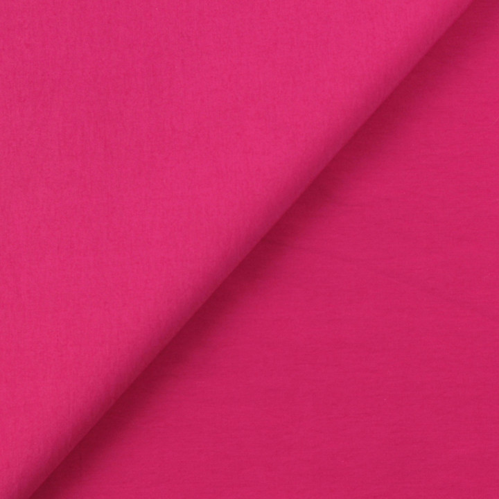 Tissu Coton Fuchsia Uni – Léger, Doux et Facile à Coudre – Idéal pour Chemises et Vêtements