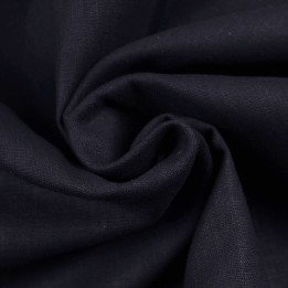 Tissu coton double gaze uni de couleur prune