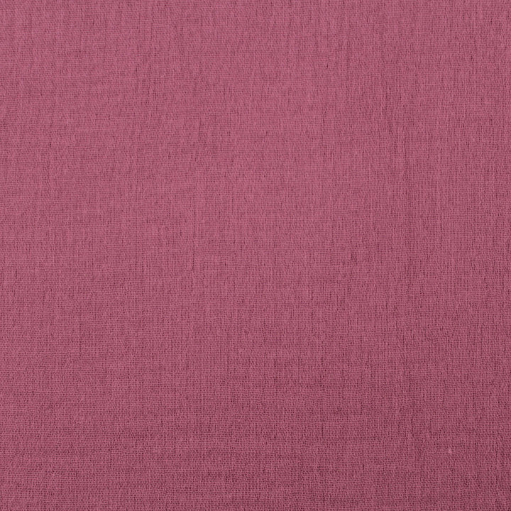 Tissu Double Gaze de Coton Uni Violet – Doux et Aéré – Idéal pour Vêtements et Accessoires