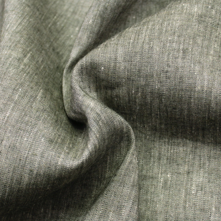 Tissu Lin Uni Gris Clair – Élégance Naturelle & Douceur Lumineuse
