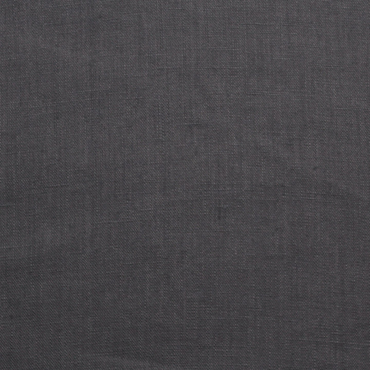 Tissu Lin Léger Uni Gris Foncé – Élégance Intemporelle & Tissu Naturel Haut de Gamme