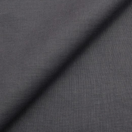 Tissu Lin Léger Uni Gris Foncé – coupon de 3 m | Moline