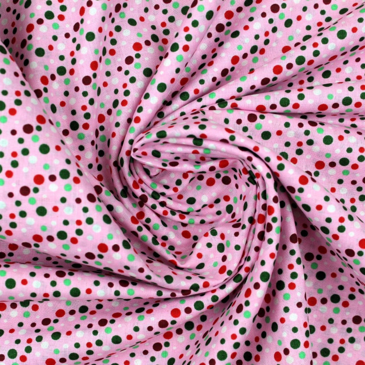 Tissu coton blanc pour chemise – motif géométrique bleu - Léger, élégant & respirant