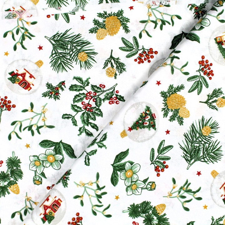 Tissu en Coton Bleu Marine avec Motifs Géométriques de Petits Losanges Blancs pour Chemise