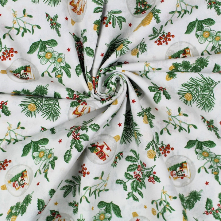 Tissu en Coton Bleu Marine avec Motifs Géométriques de Petits Losanges Blancs pour Chemise