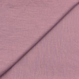 Tissu Lin Uni Violet Prune – 100% Lin Naturel Haut de Gamme – Idéal Vêtements, Rideaux, Déco