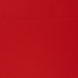 Tissu de Popeline de Coton Uni Rouge - Haute Qualité & Resistant