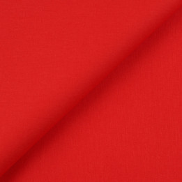 Tissu de Popeline de Coton Uni Rouge - Haute Qualité & | Moline
