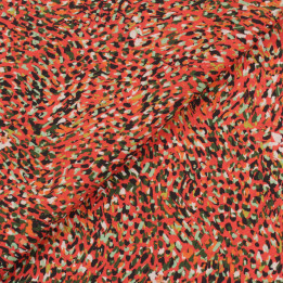 Tissu à motif géométrique multicolore | Moline