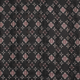 Tissu Mousseline Noire à Imprimé Floral Bleu – Léger, Élégant et Design pour Robes, Blouses et Créations Couture Féminines