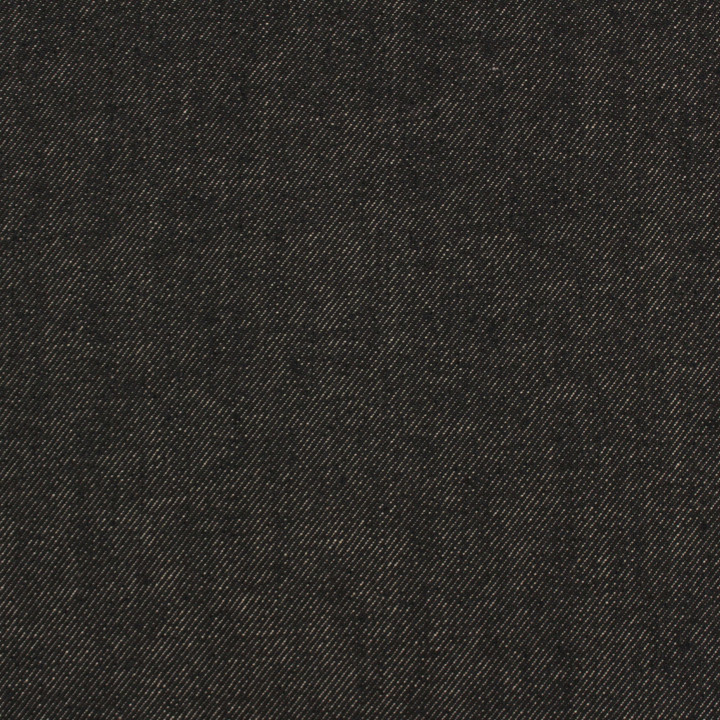 Tissu Jean Noir Uni Épais à Grande Maille – Ultra Résistant, Souple et Durable pour Vêtements, Accessoires et Ameublement
