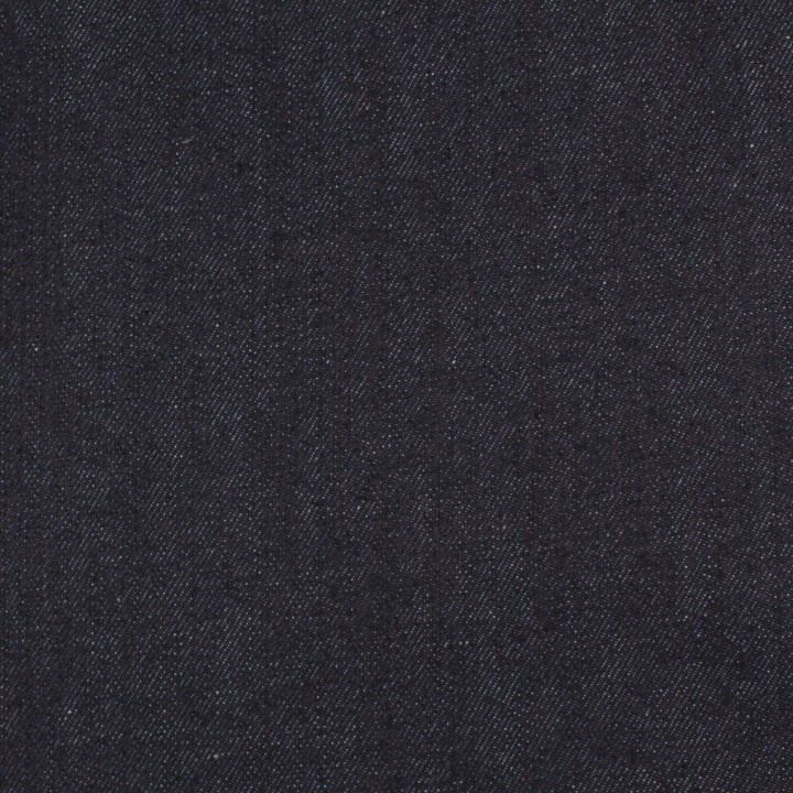 Tissu Jean Fin Bleu Nuit Uni à Maille Moyenne – Léger, Souple et Résistant pour Vêtements et Accessoires Décontractés