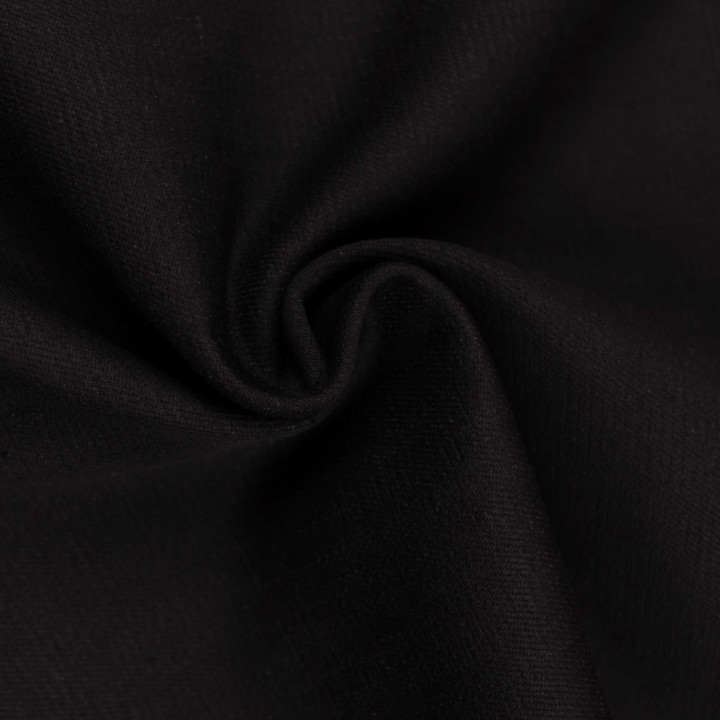 Tissu Jean Noir Uni Extensible