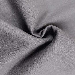 Tissu 100% Lin Uni Gris – Léger, Naturel et Haut de Gamme pour Vêtements Élégants, Décoration Chic et Projets Créatifs