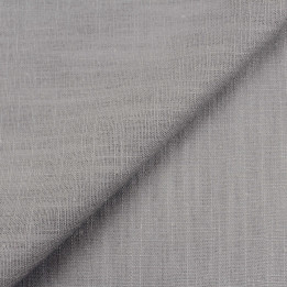 Tissu 100% Lin Uni Gris – Léger, Naturel et Haut de Gamme | Moline