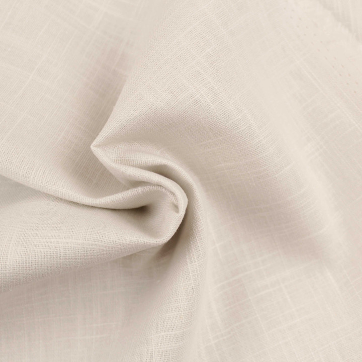 Tissu 100% Lin Uni Gris Clair – Naturel, Léger et Haut de Gamme pour Vêtements Élégants