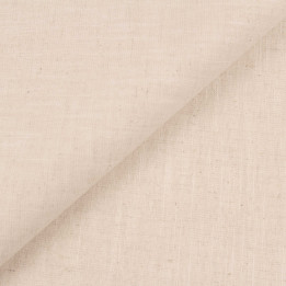 Tissu 100% Lin Uni Blanc Cassé – Naturel, Léger et Haut de Gamme pour Vêtements Élégants