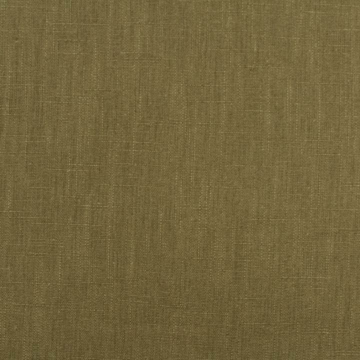 Tissu 100% Lin Uni Vert Kaki – Naturel, Résistant et Haut de Gamme