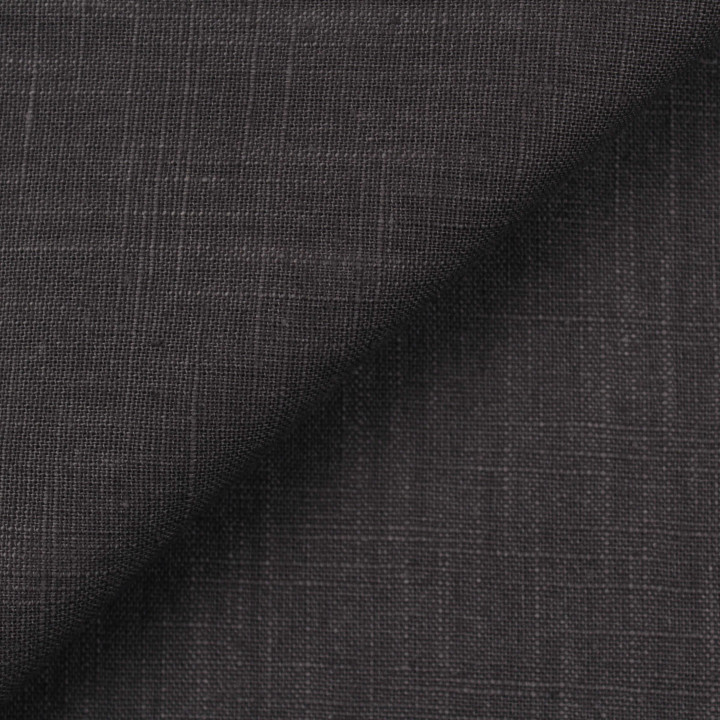 Tissu Lin Uni Gris Anthracite – Naturel, Élégant et Intemporel