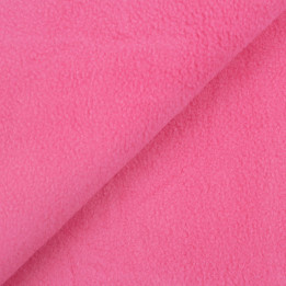 Tissu polaire uni rose bonbon – Doux, chaud et moelleux