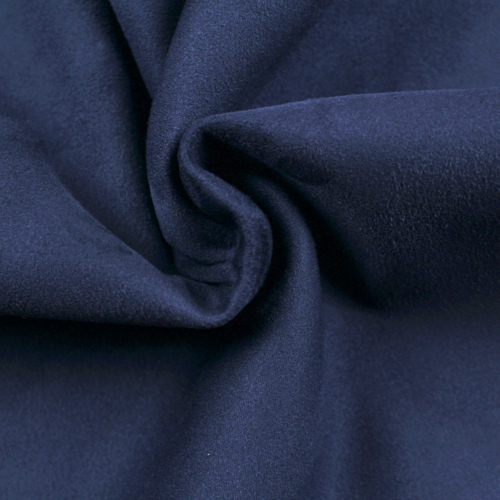 Tissu Suédine Lourd Fjord Bleu Marine – Doux, Résistant & Haut de Gamme | Déco, Ameublement & Couture