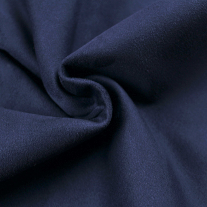 Tissu Suédine Lourd Fjord Bleu Marine – Doux, Résistant & Haut de Gamme | Déco, Ameublement & Couture
