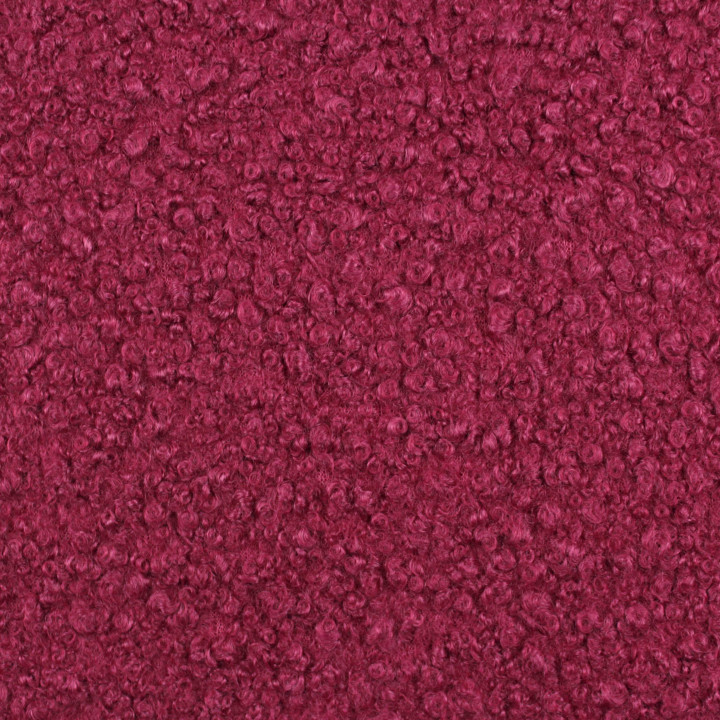 Tissu Lainage Bouclette Fushia Foncé Uni – Doux, Chaud et Moelleux – Idéal Vêtements & Accessoires