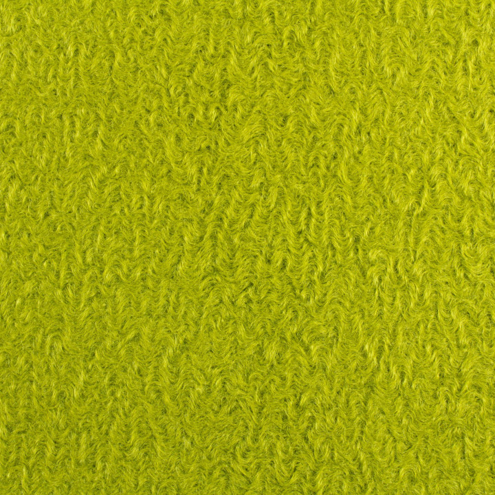 Tissu Lainage Fine Bouclette en Vague Vert Citron Uni – Doux, Souple et Tendance