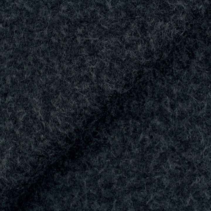 Tissu Polyester Noir Uni – Léger, Souple et Polyvalent